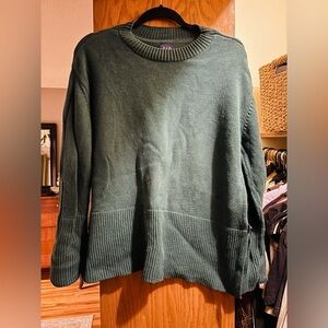 GAP Forest Green 100% Cotton Crew Neck Sweater